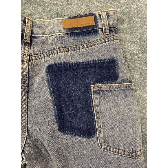 Liquor n Poker Step Waist Jeans - Size 12 Light Wash - Picture 5 of 7